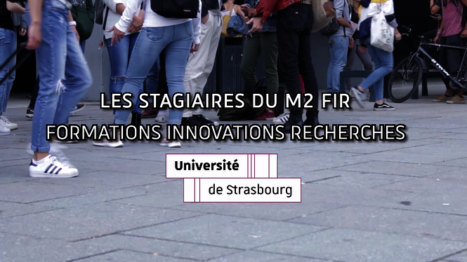 Pourquoi accueillir un·e stagiaire du M2 FIR ? (cours vidéo 2018-2019)