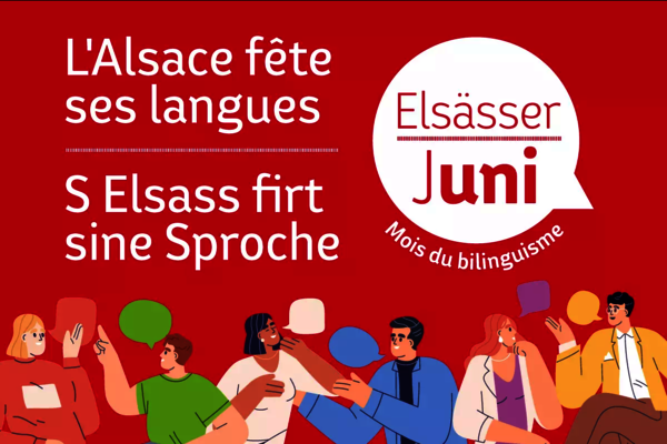 Affiche : l'Alsace fête ses langues
